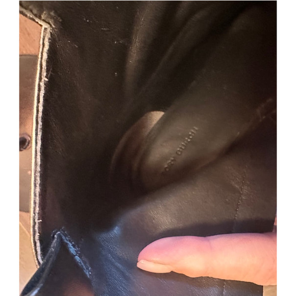 TORY BURCH BLACK LEATHER EXPEDITION ZIP UP BOOTS EUC; SIZE 9M - Picture 5 of 6